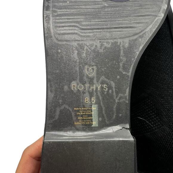Rothy’s The Merino Ankle Boot Onyx Black - Picture 8 of 11